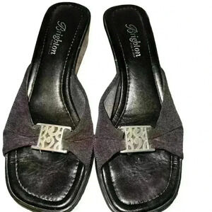 Brighton Size 7.5 Isable Wedge Sandals Slip On‎ Business Casual Party Wear